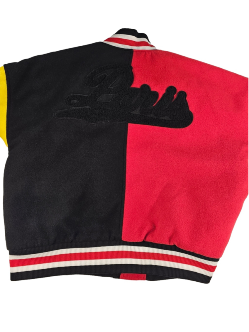 Azalea Wang RUELA-X Varsity Jacket Womens 1X Faux Leather Cropped Y2K Style - Picture 6 of 10